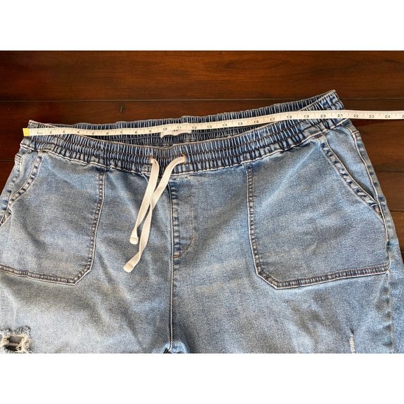 Lane Bryant Womens Drestroyed Mid-Rise Boyfriend Jean Size 22 Signature Fit - Picture 11 of 15